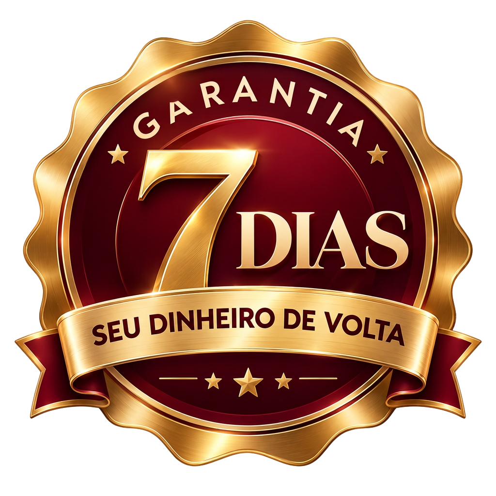 Garantia de 7 dias — seu dinheiro de volta